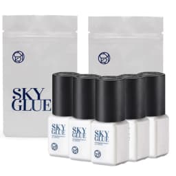 10 Bottles SKY S+ Glue Eyelash Extension 5ml Korea Original Black Red Cap False Lash Sky Adhesive Supplies Makeup Tools Colas