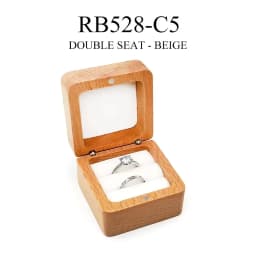 Blank Wood Luxury Jewelry Box Wedding Ring Box Earring Rings Jewelry Organizer Bracelet Package Case Jewelry Anniversary Gift