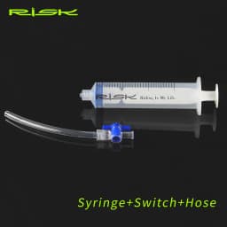 RISK Bicycle Brake Bleed Tool Syringe With on/off MTB Bike Hydraulic Disc Brake Oil Bleed Syringe Tool for SHIMANO Brake System