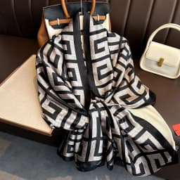 Luxury Design 180X90CM Long Shawls Beach Women Square Scarves Popular The Four Seasons Bandanna Sunscreen New Style Silk Scarf
