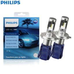 Philips LED H4 H7 HB3 HB4 H8 H11 H16 Ultinon Essential Car Headlight 6000K Bright White HIR2 9012 9005 9006 LED Upgrade Lamps