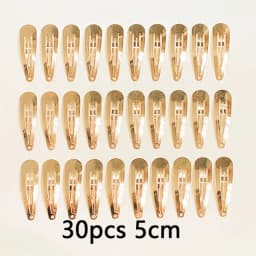 10/20/30PCS Women Basic Alloy Hairpin Silver Gold Waterdrop Shape Hair Clips Girls DIY Hairstyle Clip Fashion Hair Accessories