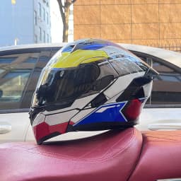 Modular Filp up Motorcycle Helmet Full Face Racing Helmet Dual Visors DOT Approved motosiklet kaskı