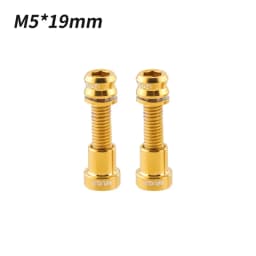 MUQZI Titanium Screw M5x17 19mm Stem Bolt Road Bike Handlebar Stem Bolt