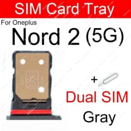 Sim Card Tray Holder For Oneplus OnePlus Nord 2 Nord N10 N20 N100 N200 N300 Nord CE CE2 5G Dual SIM Card Replacement Parts