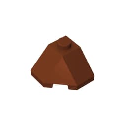 Gobricks GDS-802 ROOF TILE 2X2X1 45 DEGR.-BOT.45DEGR. compatible with lego 13548 children's DIY Educational Building Blocks Tech