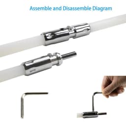 Drill Adapter Chimney Cleaner For Linking Electric Drill And Chimney Cleaning Brush Drill Attachments Power Tool Accessories