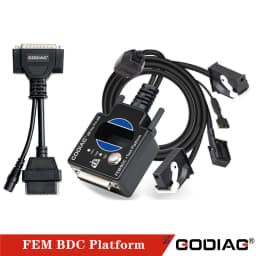 GODIAG GT100 Pro OBDII Break Out Box ECU Connector FEM/BDC CAS4/CAS4+ Test Platform for Xhorse VVDI2/ Autel IM608/K518ISE/CGDI