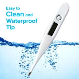 1-2P Thermometer for Fever Digital Basal Body Oral Armpit or Rectal Electronic LCD Display High-Precision Measurement Smart Heat