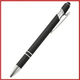 100 Pieces Free LOGO Engraving Ballpoint Pens for Touch Screens Metal Aluminum Handle Push Pen Writing School&Office Supply