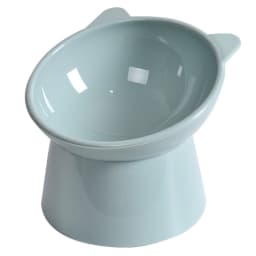 Tilted Cat Food Bowl Elevated Cat Bowl Ergonomic Raised Cat Food Bowl Anti Vomiting Tall Dog Bowl Non Slip for Flat- Faced Cats