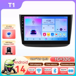 Hizpo Android 14 Car Multimedia Player For Mercedes-Benz Viano 2 W639 2003 - 2015 Carplay 360Camera By Snapdragon 6115