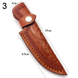 Multitool Leather Pouch Foldable Knife Sheath Fixed Blade Scabbard Holster Belt Loop Clip Case Holder Outdoor Waist Bag
