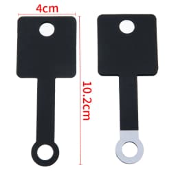 50pcs Adhesive Flodable Display Card Necklace Bracelet Hanging Price Tag for Jewelry Display&Packaging