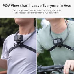 PGYTECH CapLock™ Action Camera Neck Mount Max Quick Release POV Neck Holder