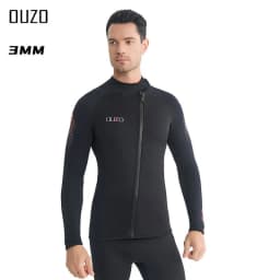 3MM Men Wetsuit Neoprene Underwater Keep Warm Diving Suit Kitesurf Surf Surfing Spearfishing Jacket Pants Clothes WetSuit