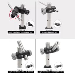 PC12 Series Ø12mm Post Angle Clamp 1/2 Inch Support Rod Assembly Accessories Cage Rod Optical Column