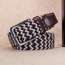 New Men Belt High Quality Patchwork Color Canvas Men‘s Belts Unperforated Alloy Pin Buckle Men Nylon Belts Sport Jeans Bels