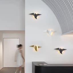 New Nordic LED Bird Wall Lamps Bedroom Decor Wall Lights Indoor Modern Lighting For Home Stairs Bedroom Bedside Light Fixtures