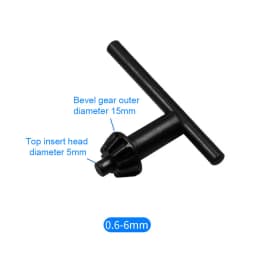 Electric Hand Drill Chuck Wrench Tool 0.3-4mm 0.6-6mm 1.5-10mm 1.5-13mm 3-16mm 5-20mm Drill Chuck Keys Lathe Accessories