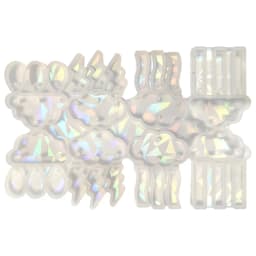 Silicone Mold for Earring Pendant Holographic Hexagon Earring Resin Mold Rainbow Light Earring Keychain Charm Epoxy Mold