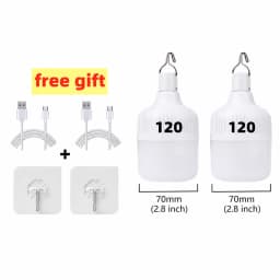 USB Rechargeable LED Multifunctional Emergency Lights House Outdoor Portable Lanterns Emergency Lamp Lantern BBQ Camping Light