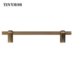 Antique Bronze Solid Brass Cabinet Handle and Knob Drawer Knobs T Bar Bedroom Kitchen Cupboard Hardware / Drawer Handles