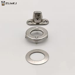 5/10/20 Sets Screw Base Snaps Turn Button Boat Cover Enclosure Eyelet Canvas Snap Fastener Silver