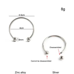 10/30/60PCS Detachable D-Buckle Metal Opening D Ring For Shoulder Bag Belt Strap Swimwear Decor Hat Horseshoe Hook Accessories