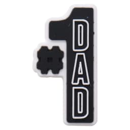 1-17Pcs PVC Dad Jokes Best Grandpa DIY Man Cool Shoe Charm Button Clog I Love Papa Sandals Decorations Holiday Gift