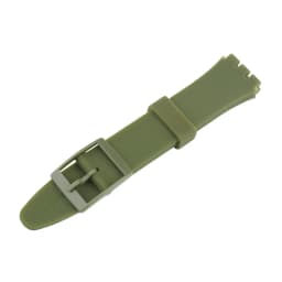 Watch strap accessories compatible for Swatch 17mm19mm colorful silicone rubber waterproof wristband bracelet for men and women