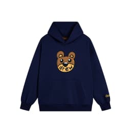 Vintage Style Drew House Bear Head Print Crewneck Sweatshirt Men Oversized Heavy Cotton Casual Streetwear Pullover