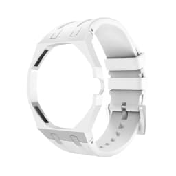 Modification Kit Aluminum Metal Case+Silicone Strap for Swatch X AP Royal Pop Pocket Watch Changer To Wristwatch Accessories