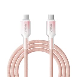 KUULAA USB C Cable to USB Type C Cable PD 60W Fast Charger Cord USBC to Type-C Cable for iPhone16 15 Samsung MacBook iPad Xiaomi