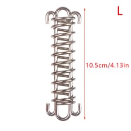 1pcs Dog Leash Shock Absorbing Buffer Tension Spring Training Sun Shade Heavy Duty Steel Tent Rope Fixed Buckle Drawbar Spring