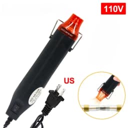 220/110V Hot Air Gun DIY Tool Heat Electric Power Tool Mini Soldering Temperature Crafts Blower with Supporting Seat Shrink