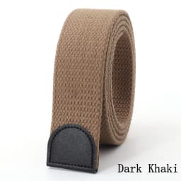 Belts For Man Canvas Belt Width 3.8cm Thickness 4mm Country Style Western Wear Belt Jeans Belts Fashion Belts (No Buckle)