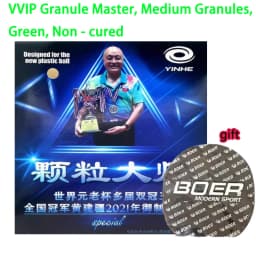 YINHE Cured Long Pips Table Tennis Rubber OX Huang Jianjiang VVIP Medium Pips Ping Pong Rubber ITTF Approved for Competition
