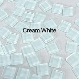 Mosaic Tiles for Crafts Blue Shine Assorted Color 50pcs Glass Glitter Mosaic Supplies Pieces Bulk Square Shape Home Decoration