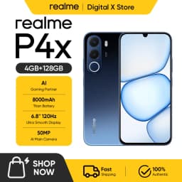 realme P4x Smartphone NFC 8000mAh Battery 45W Charge 6.8" 120Hz LCD Display 50MP AI Camera IP64