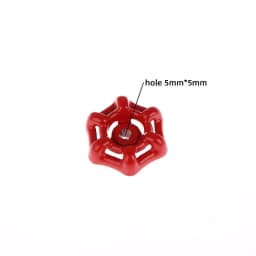 1Pc Cast Iron Inner Hole 5/6/7/8/9mm Cast Iron Valve Handle Gate Valve Ball Valve Hand Wheel Shutoff Value Water Pipe Fitting