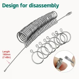 1Set Metal Ring Gauges Sizer Meter Hand Loop Jewellery Measuring Ring Tool Finger Ruler Measurement Finger Circumference UK Size