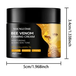 Premium Bee Venom Cream Face Neck Collagen Boost Skin Firming Lifting Natural Hydrating Moisturizer Non Greasy Gentle Care Impro