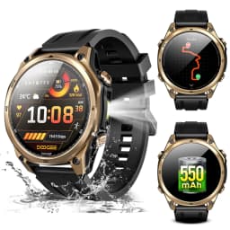 DOOGEE Anywise W1 AI Smart Watch GPS 1.43" AMOLED Display 24Hrs Health Monitoring 5ATM Water Resistance Waterproof Sport Watch