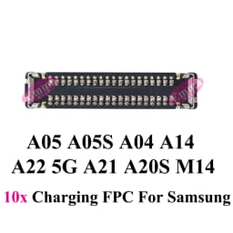 10pcs Charging Connector FPC For Samsung S25 S24 S23 S26 A15 A12 A72 A73 A05S A51 A71 A54 Motherboard FPC Connector 78Pin