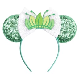 Princess and Frog Themed Mouse Ears Headbands Women Party Hair Accessories Bird DIY Headband for Girls Kids Sequins Bow Hairband