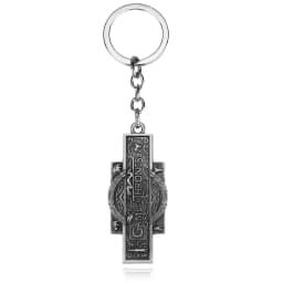 Dragon House Keychain Targaryen Dragon Shape Keyring for Fan Collection Accessories Friends Gift