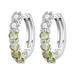 Orstarry S925 Sterling Silver Colorful Wavy Earrings Versatile Hoop Earrings For Women Jewelry Original Party Gifts