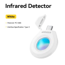 Essager Infrared Camera Detector Anti Peeping Lens Finder Spy Gear For Travel Hotel Security Protection Hidden Camera Detection