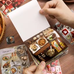 TIANZI 20sheets Old Year Grocery Store Creative Die cut Stickers Book for DIY Diary Scrapbook Handmade Aesthetic Stickers